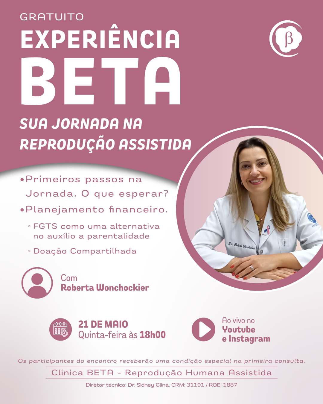 Palestra experi�ncia beta